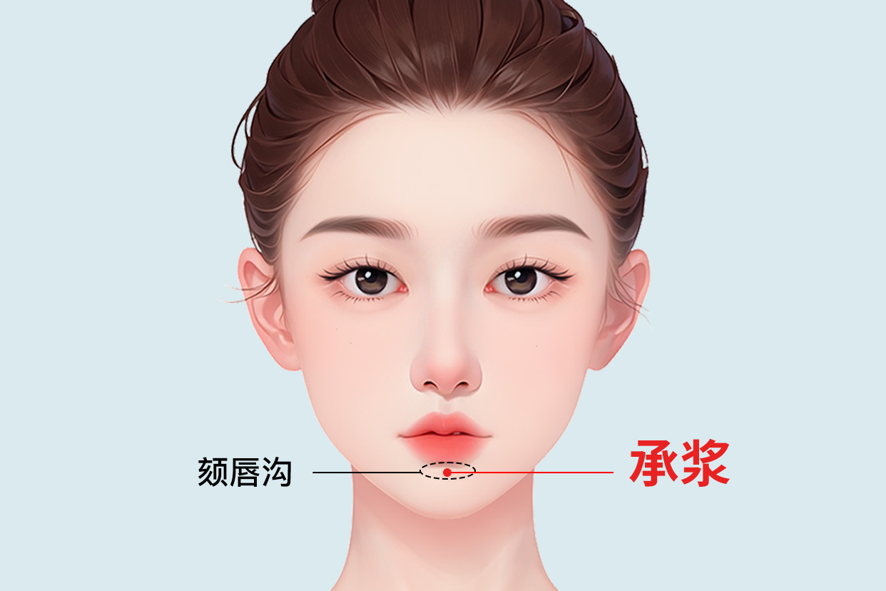 承浆穴的准确位置图