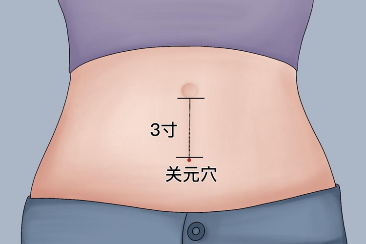 关元穴的准确位置图和按摩手法