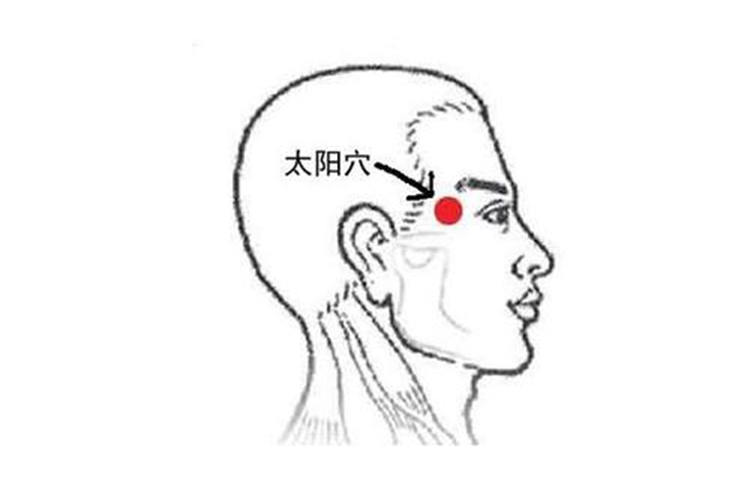 太阳穴位置图